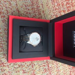 Tissot Le Locle Powermatic 80 Silver Dial Two Tone Watch 