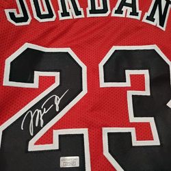 Michael Jordan Signed Autograph COA jersey Chicago Bulls NBA Jersey  Auto 