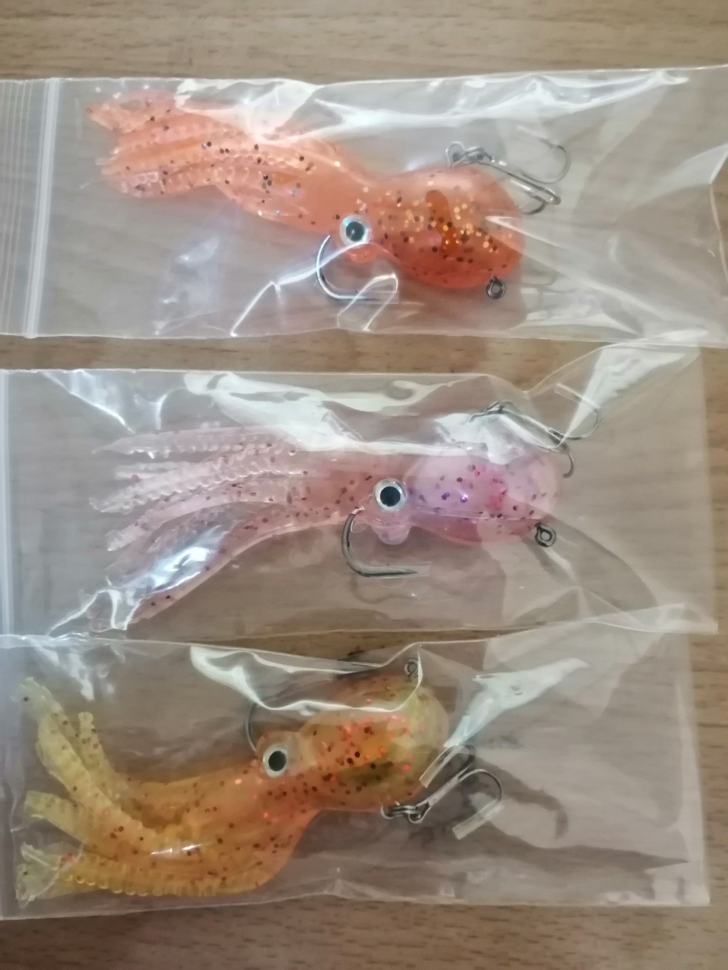 AJT x3 OCTOPUS FISHING LINGCOD JIGS lures halibut jetty calico spotted