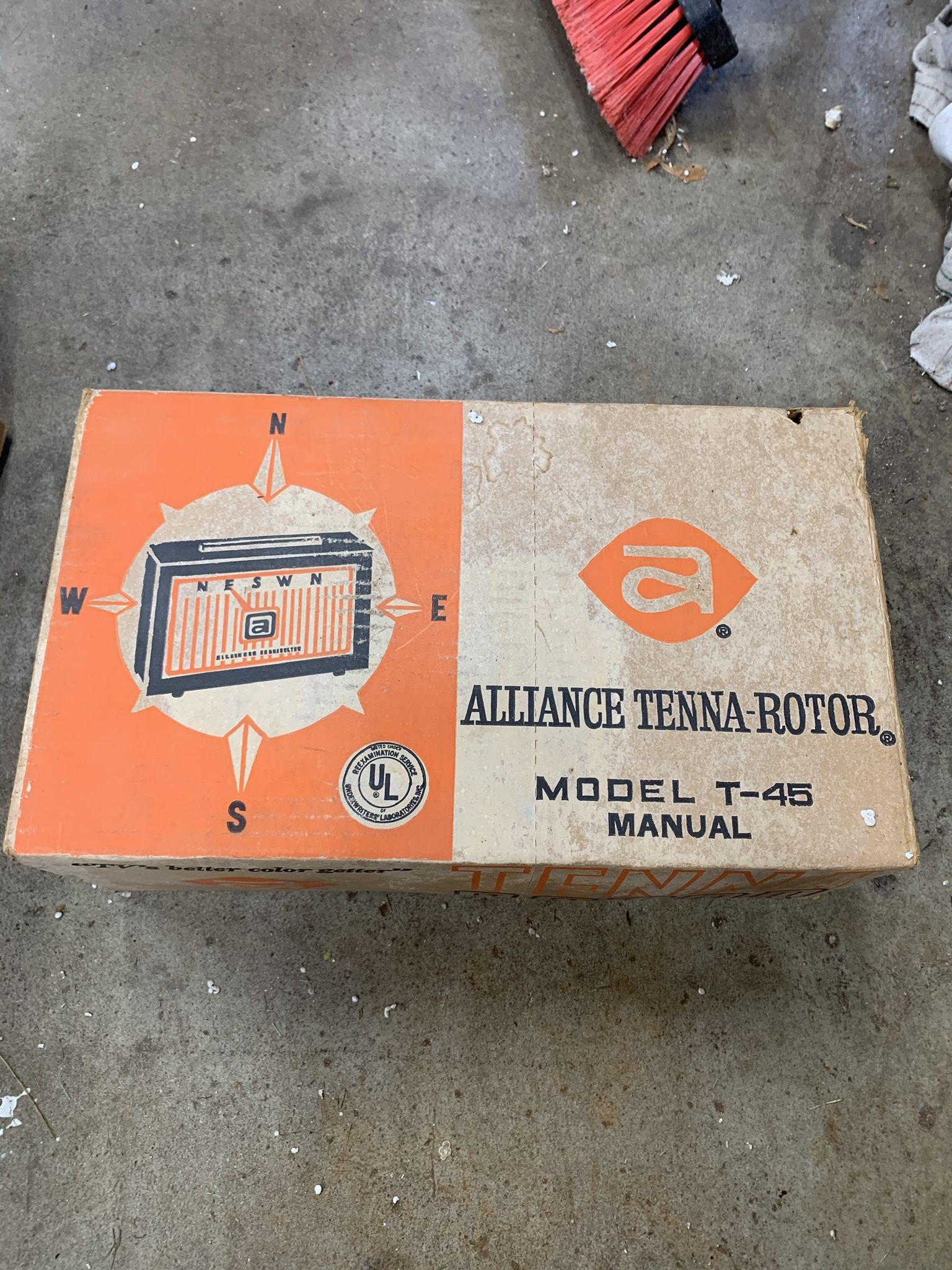 Alliance Tenna-Rotor Model T-45 with Original Box and Motor