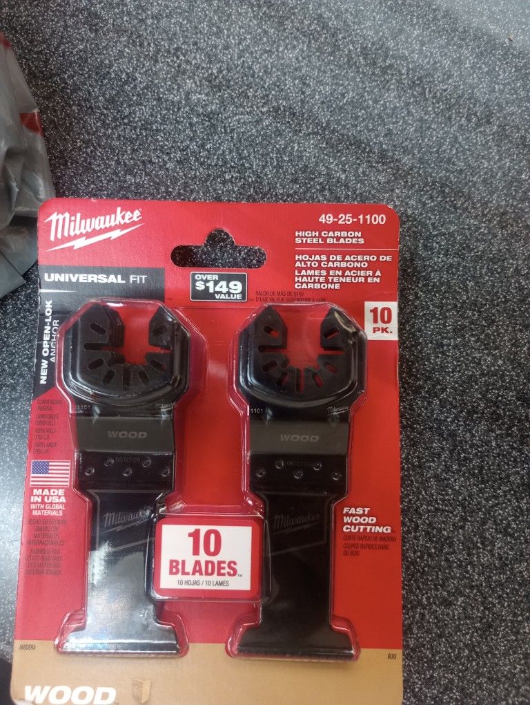 Milwaukee Multi Tool Blades 10pk