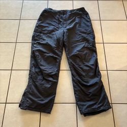 Men Size XL Rawik Black Cargo Snow Pants