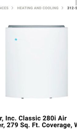 Blueair classic air purifier 280i