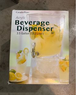 CreativeWare Acrylic Beverage Dispenser