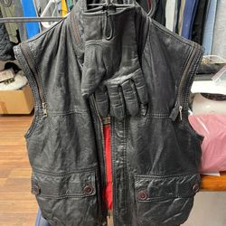 Leather Vest 