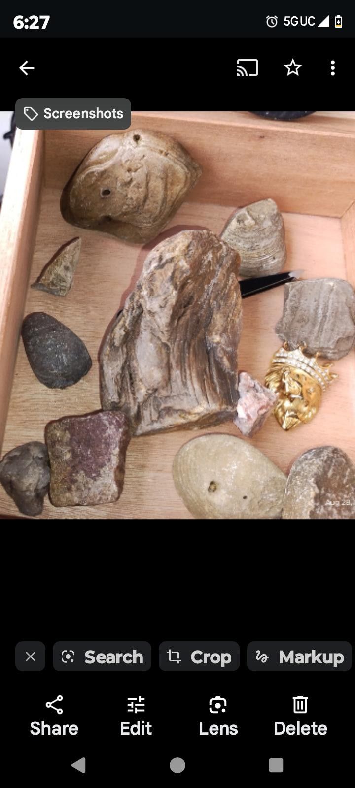 Petrified Wood, Fossils Gems Ect