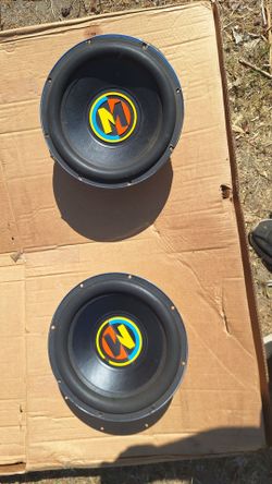12" Memphis audio subwoofers