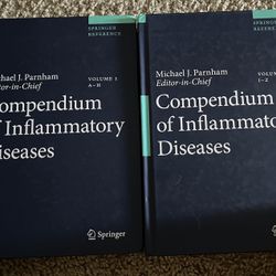Brand New - Michael J. ParnhamMichael J. Parnham Compendium of Inflammatory Diseases Vol 1 And 2