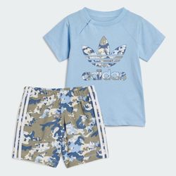 Adidas Kids Camo Short Tee Set Size 6-9M