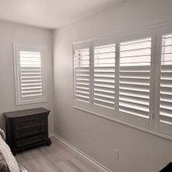 Handcrafted Solid Wood Shutters - Custom Fit Interior Window Coverings & Closet Doors - Free In Home Estimates & Quick Quotes (Persianas de Madera)