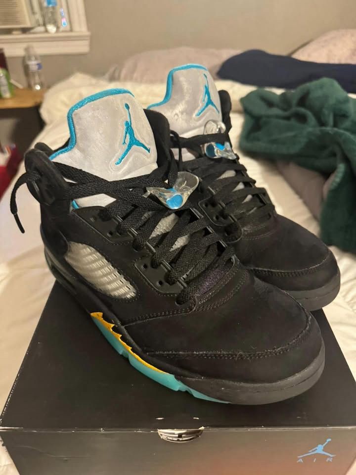 Jordan 5 Aqua 9.5 M