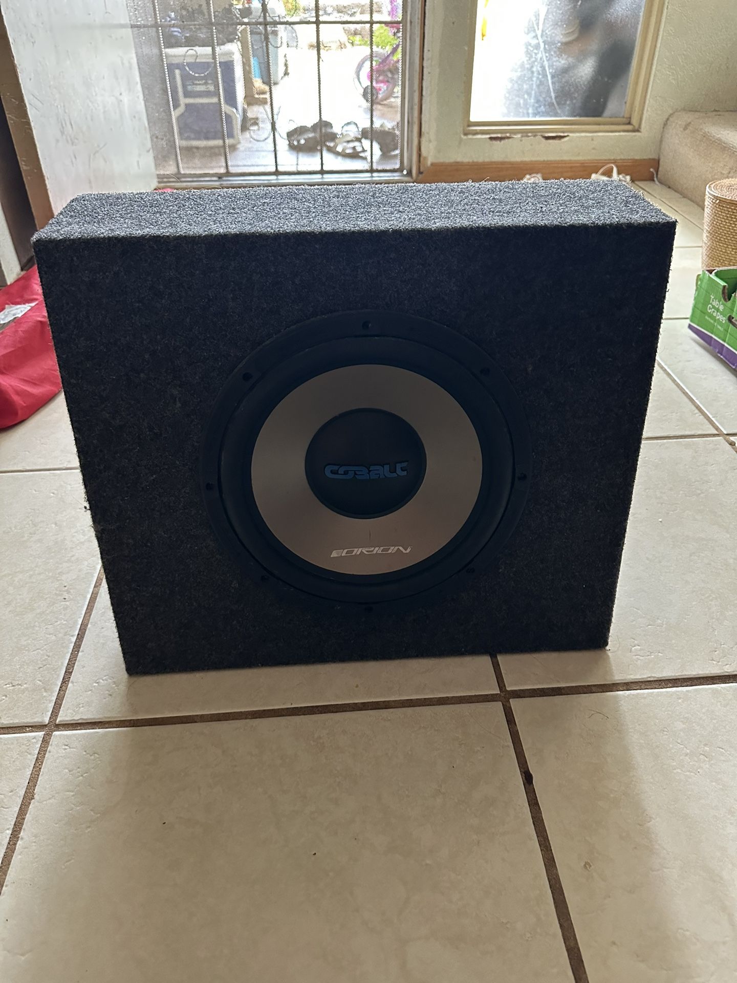 12 inch Orion Cobalt Subwoofer with box