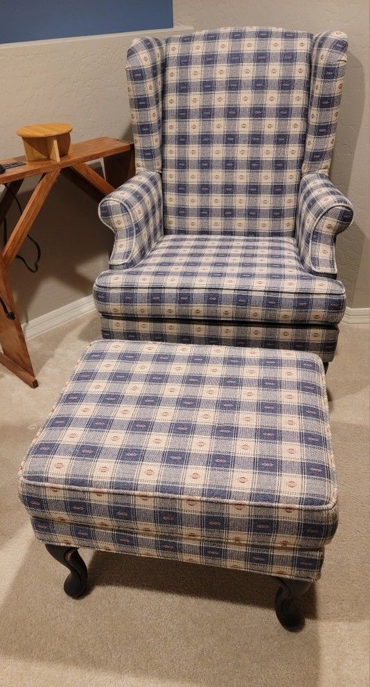 Chair & Ottoman