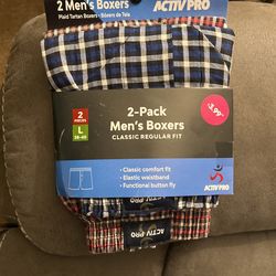 Men’s Boxers Size Large New 
