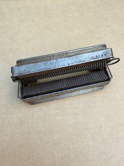 1936 Antique Safety Belt Lacer Co Type V Belt Lacing Tool Toledo Ohio USA