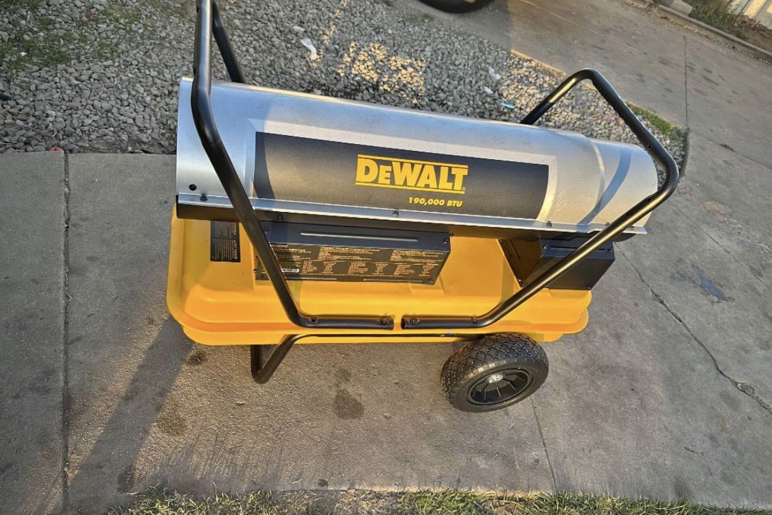 Forced Air Heater Dewalt 190 000 Btu Heater 190,000 BTU Heavy Duty