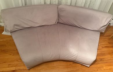 Modern Taupe Upholstered Couch