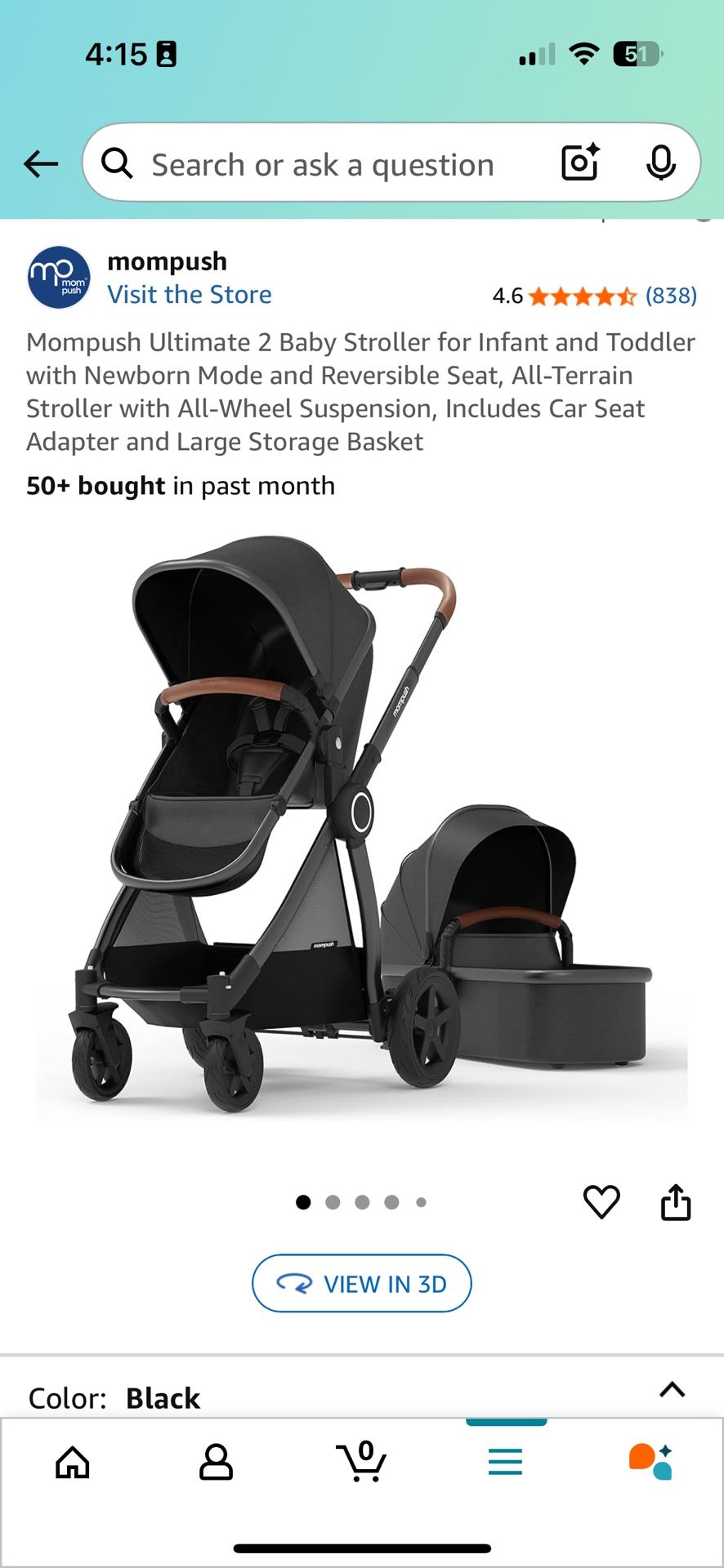 Mompush Ultimate 2 Stroller