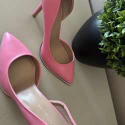 Barbie Pink Pointed Toe Heels 