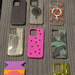 11 Cases iPhone 14 pro max $10 For All  must pick up