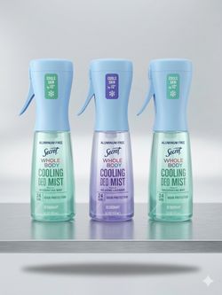 Secret Whole Body Cooling Deo Mist 3-Pack