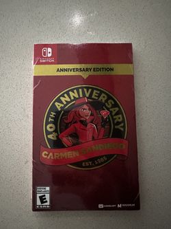Nintendo Switch Carmen Sandiego 40th Anniversary New  Sealed