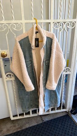 Apricot/Denim winter jacket