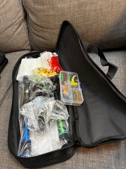 Fishing Rod and Tackle Combo Set with Carry Bag