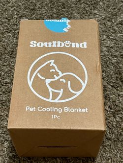 Medium Soulbond Washable Cooling Mat for Puppy Cats, Anti-Slip Bottom, Portable Summer Cool Pet Bed Pad for Outdoor/Indoor/Cars/Travel Use