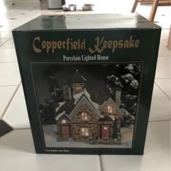 Vintage Porcelain Holiday House