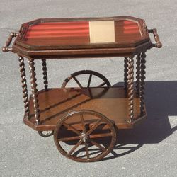 Stickley Tea Cart + Removable Tray