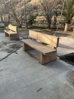 Cement Concrete Benches 