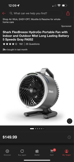 shark misting fan