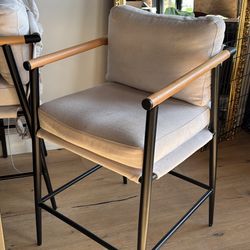 Mid Century Bar Stools Set Of 2 