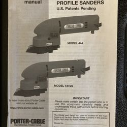Ports Cable Profile Sander