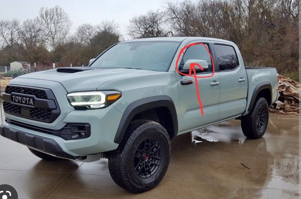 2016-2022 Toyota Tacoma Drivers Door Window Glass
