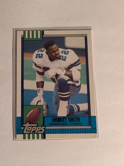 1990 emmitt Smith Topps traded card number 27t