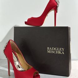Badgley Mischka Red Heels 