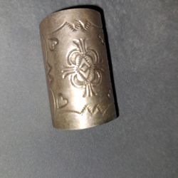 Sterling Silver Hair Pin Signed by Navajo Arnold Blackgoat