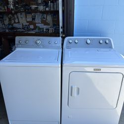 Gas Dryer  And Top Load Washer Maytag .