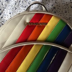 Micheal Koers Rainbow Design Backpack 