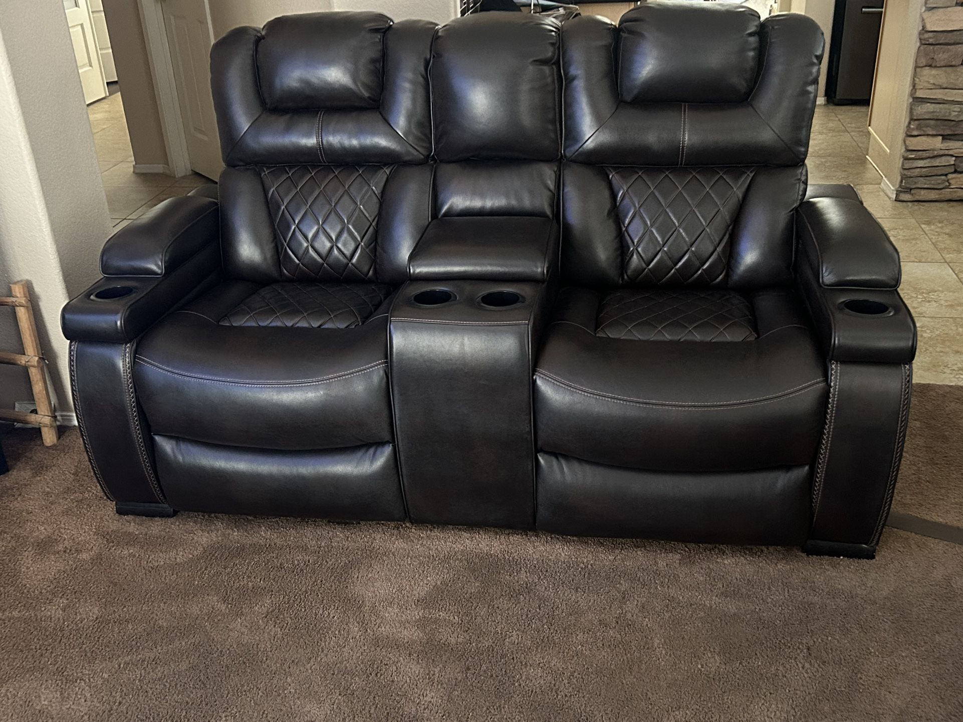 Power Sofa And Loveseat