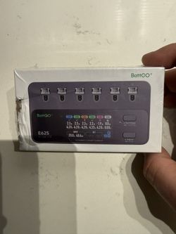 ISDT E625 6 Ports 1S LiHV Battery Charger Board Portable Type-C Charger 4.35V 2A Charger for RC Battery with BT2.0/PH2.0 Connector for 300mAh/450mAh/5