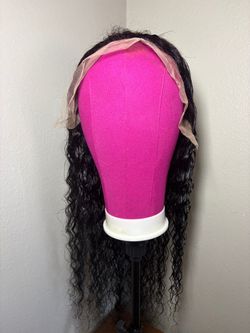 13x6 Deep Wave Lace Front Wigs Human Hair Glueless Wig 200 Density 30 Inch $250 OBO