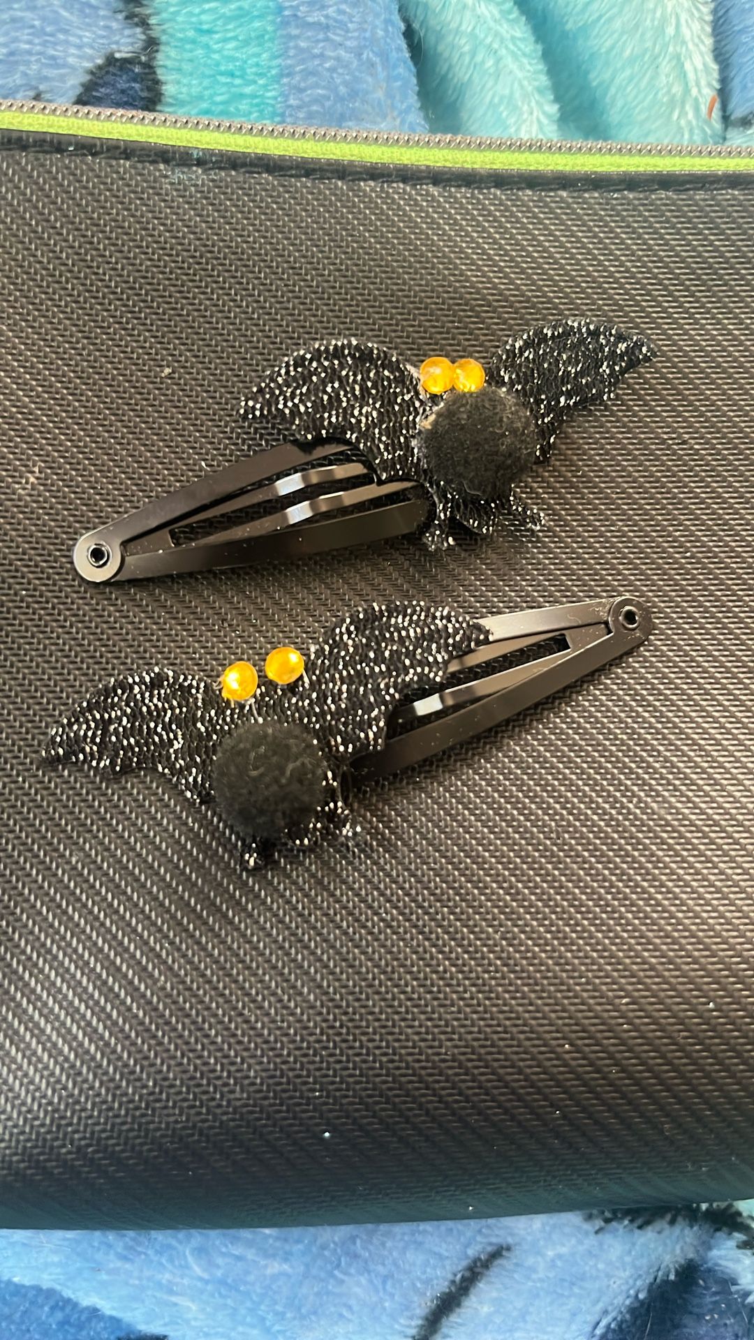 Black Bat Hair Clips