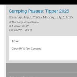 Tipper And Friends At The Gorge - RV And Tent Camping Pass