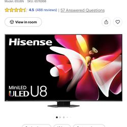Hisense - 65" Class U8 Series Mini-LED 4K