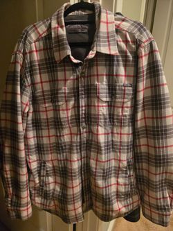 Eddie Bauer Flannel Shirt Jacket XL