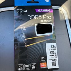 Crucial Pro 32GB (2 x 16GB) DDR5-6400 PC5-51200 CL32 BNIB