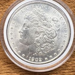1902 O Silver Morgan Dollar  MS 63